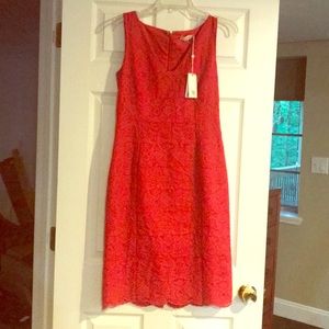 Coral and cute - lace and fully lined